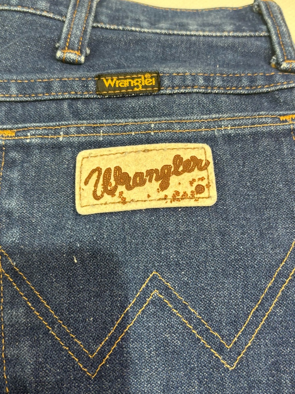 classic blue Wrangler Cowboy Cut jeans